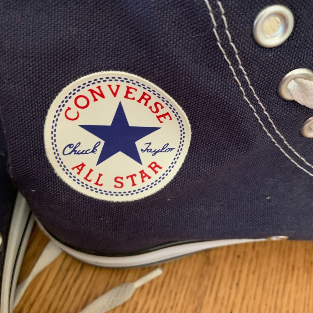 Converse All Star high tops navy blue